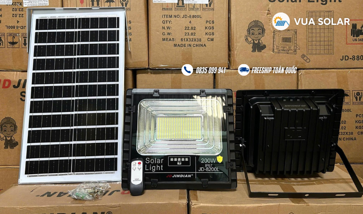 đèn năng lượng mặt trời 200w ip67