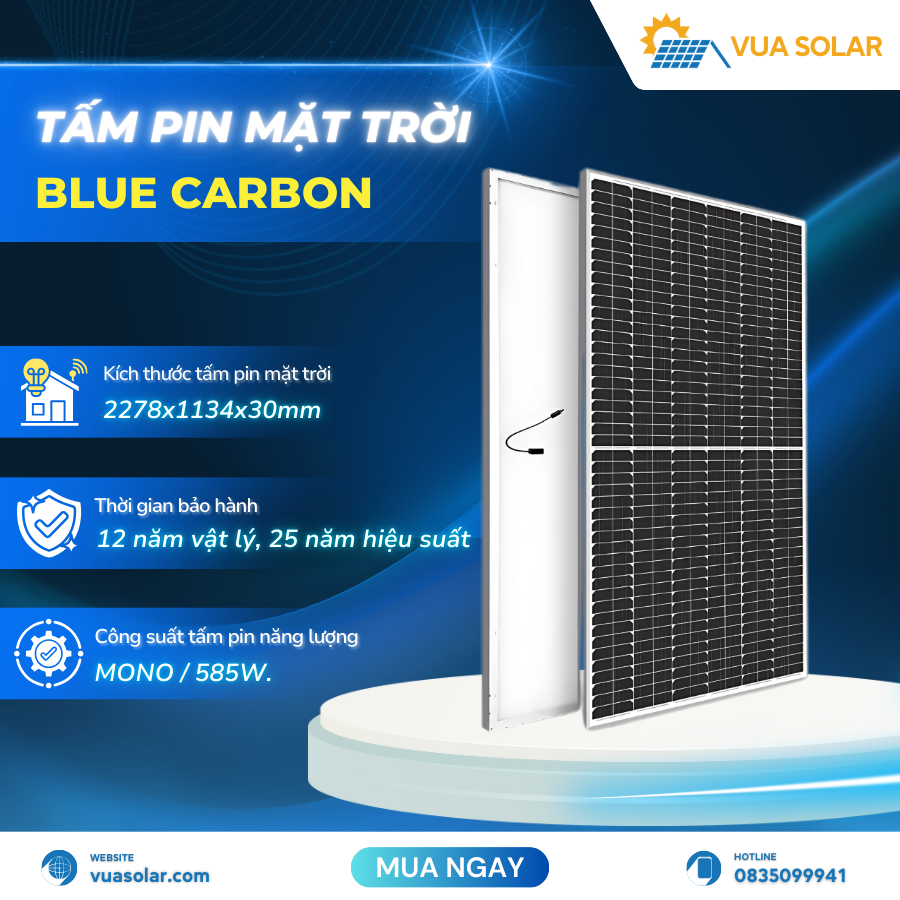 Tấm pin năng lượng mặt trời 585w BCT-585
