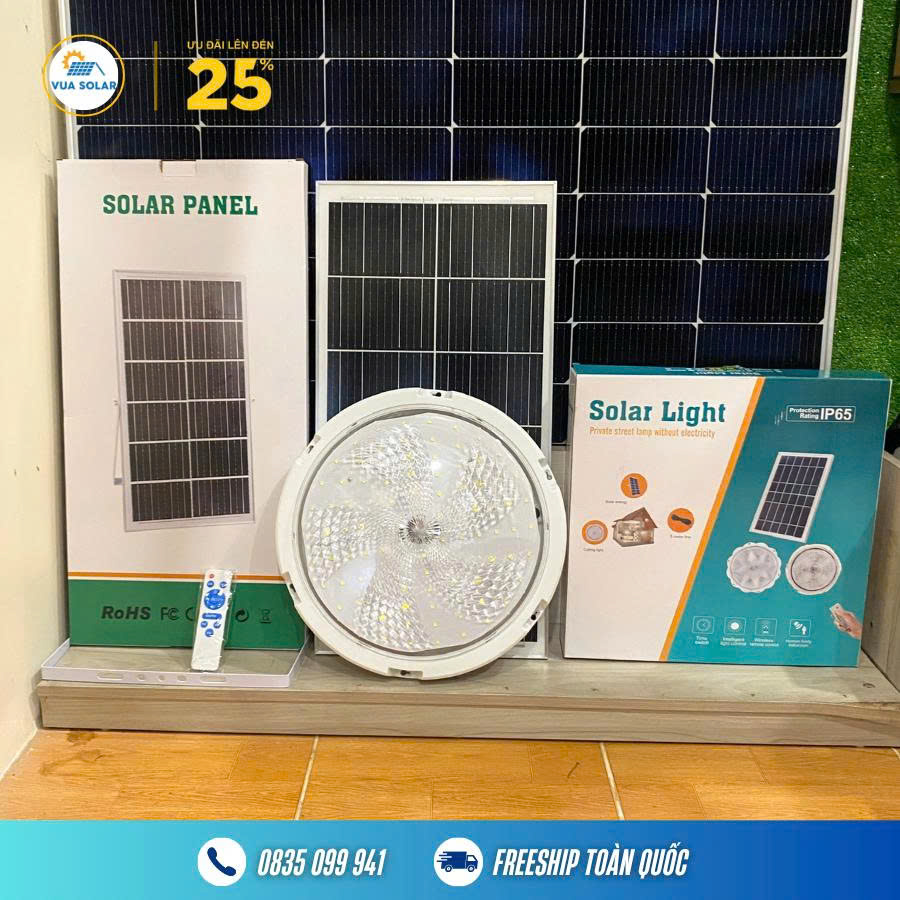 Đèn ốp trần năng lượng mặt trời 400W NT-LC400