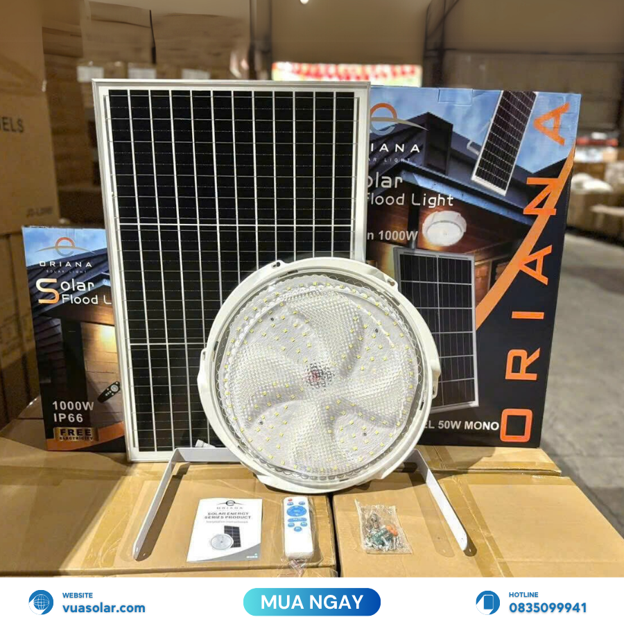 Đèn ốp trần năng lượng mặt trời 1000W DB-OT1000