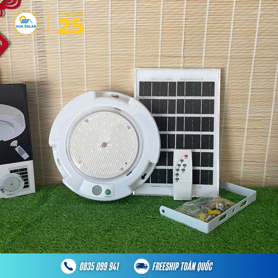 Đèn ốp trần năng lượng mặt trời 100W JD-A225