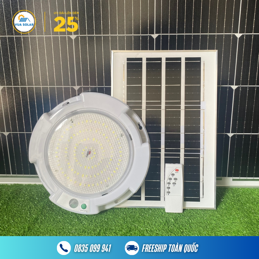 Đèn ốp trần năng lượng mặt trời 200W JD-A260