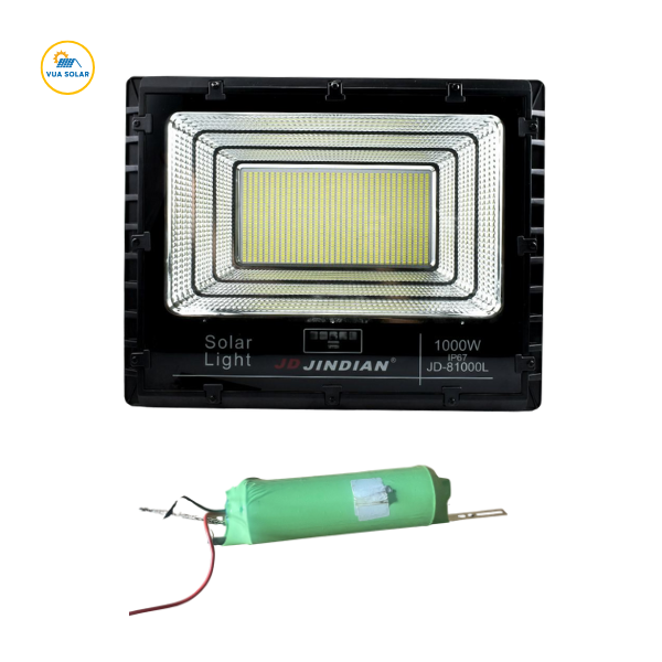 Pin đèn năng lượng mặt trời 1000w JD-81000L