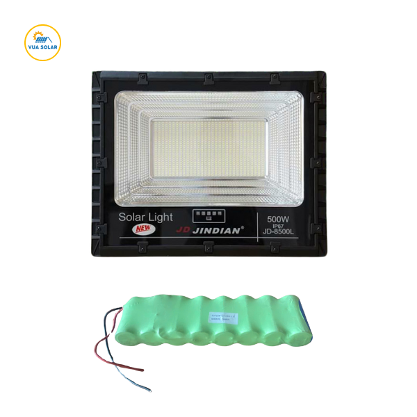 Pin đèn năng lượng mặt trời 500w JD-8500L