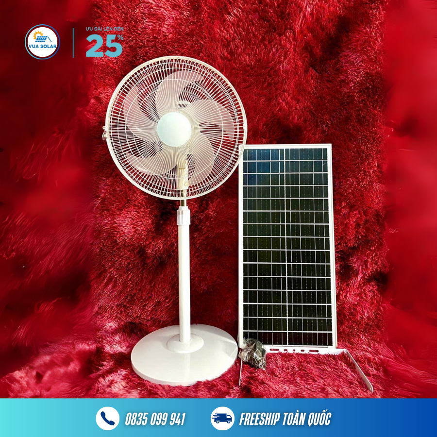 Quạt cây năng lượng mặt trời 12V S8800L
