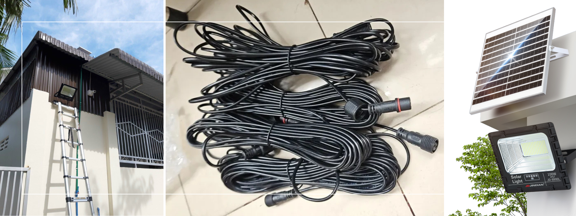 Dây nối đèn năng lượng mặt trời