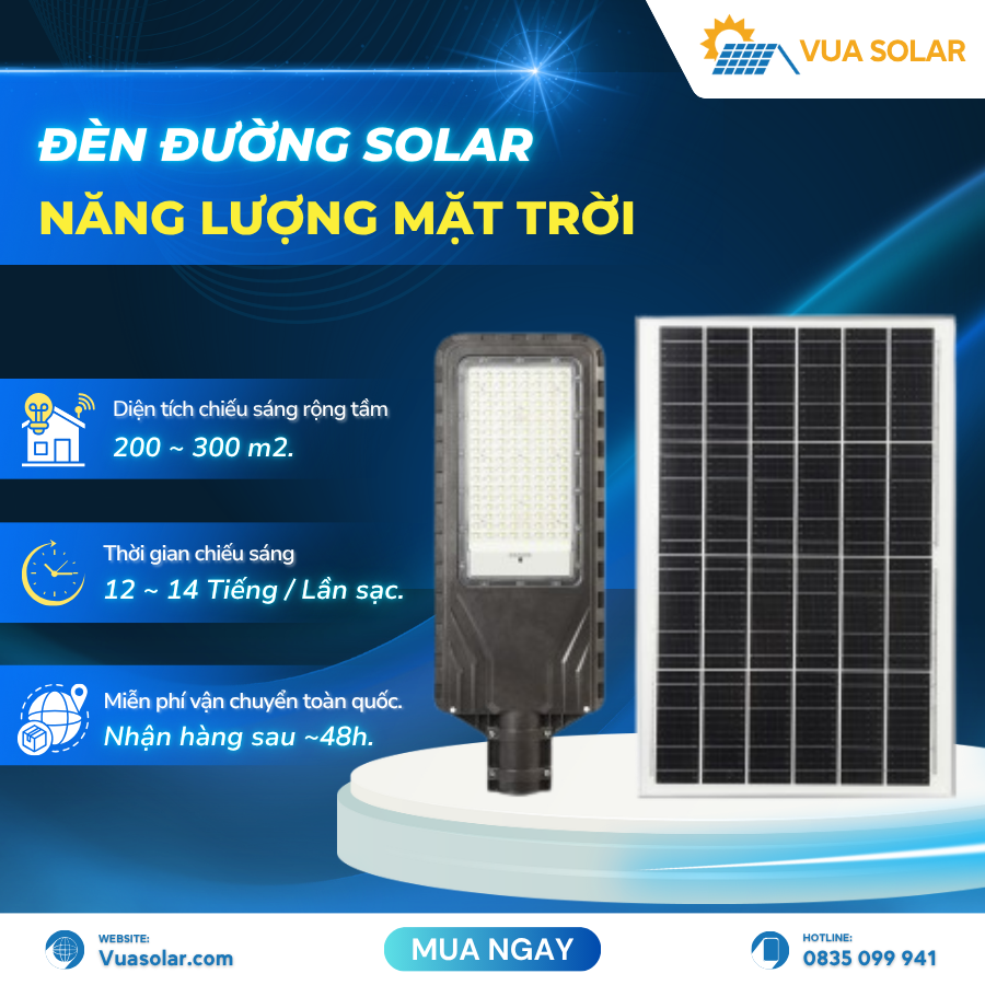 Đèn đường năng lượng mặt trời 1000W JD-L1000