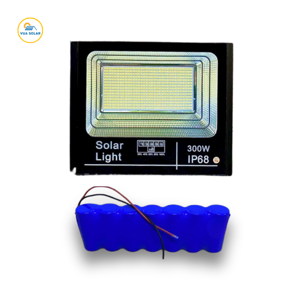 Pin đèn năng lượng mặt trời solar light 300w