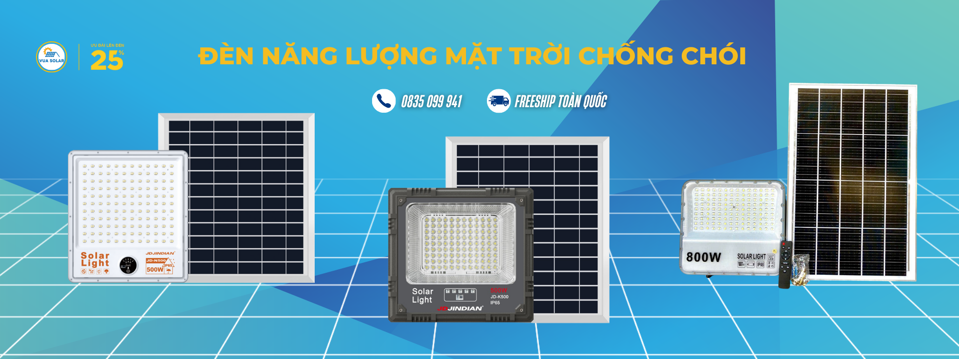 Đèn năng lượng mặt trời chống chói