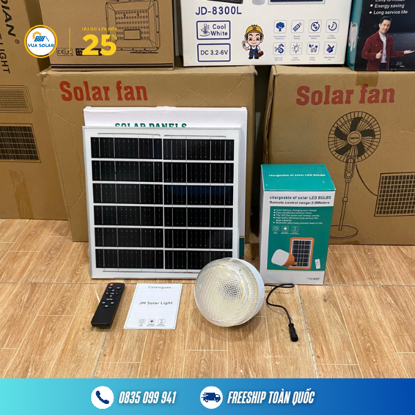 Đèn bulb năng lượng mặt trời 120w – LED 3 màu