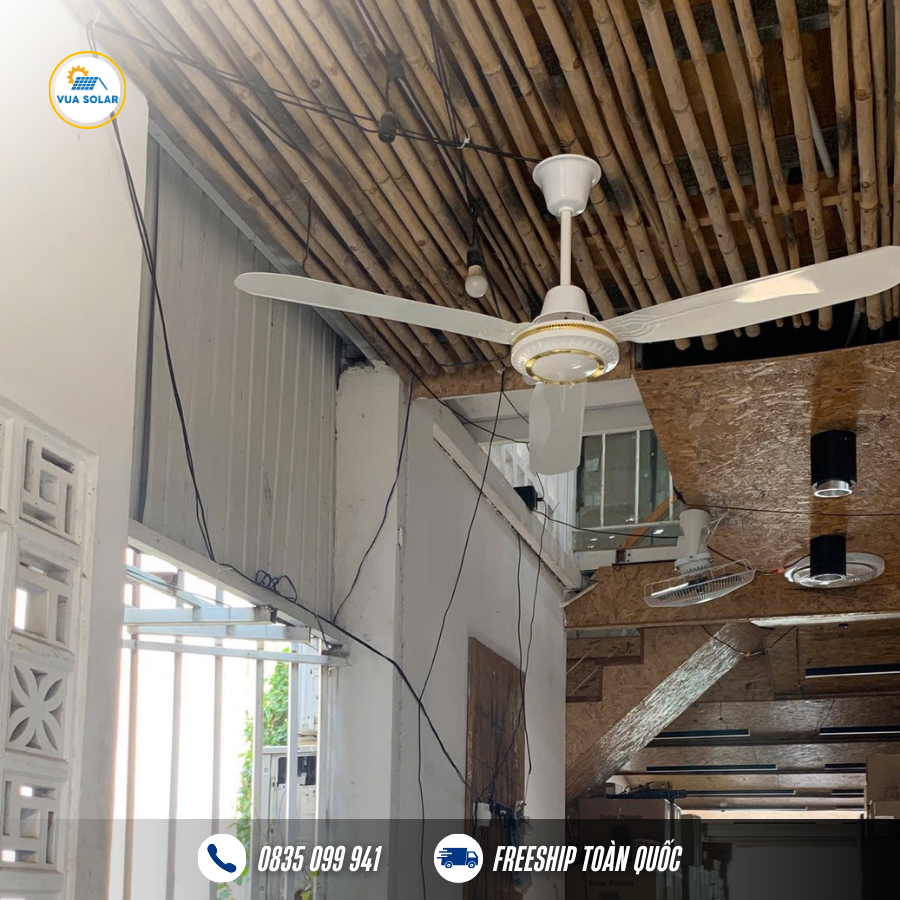 Quạt trần năng lượng mặt trời VSF-1400-12V