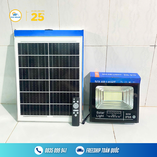 Đèn năng lượng mặt trời solar light 60w DS-60