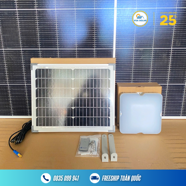 Đèn năng lượng mặt trời ốp trần trong nhà 150w BCT-SCL1.0