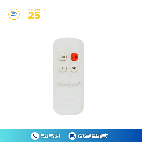 Remote đèn năng lượng mặt trời Jindian