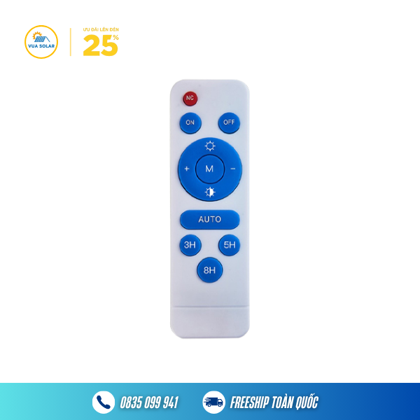 Remote đèn năng lượng mặt trời solar light
