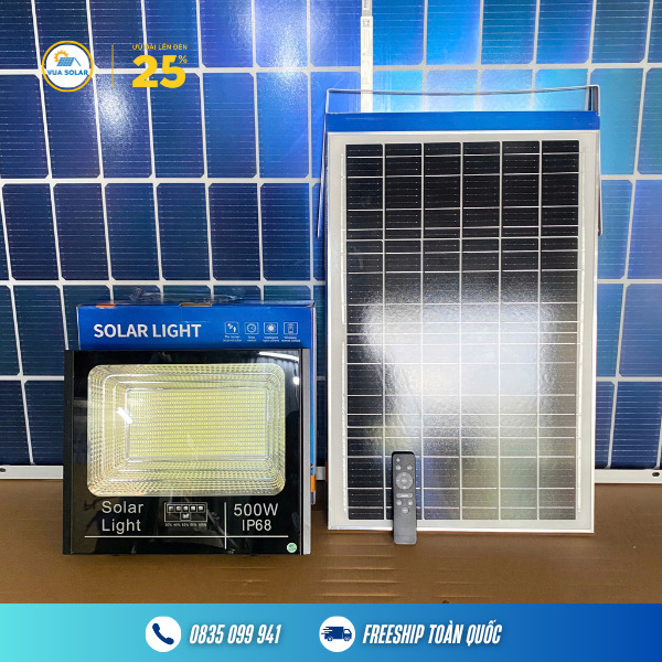 Đèn năng lượng mặt trời solar light 500w DH-500