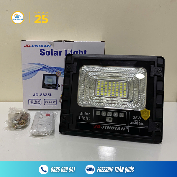 Đèn năng lượng mặt trời 25w JD-8825L-1