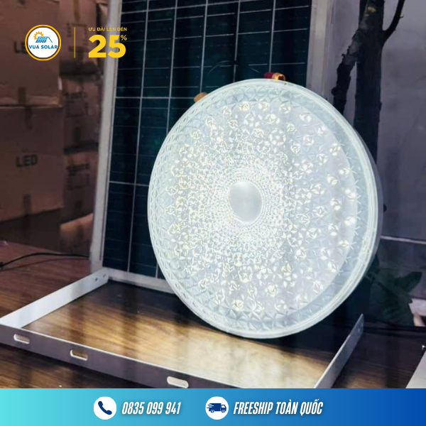 Đèn năng lượng ốp trần 600w Kim Cương KC-600-4