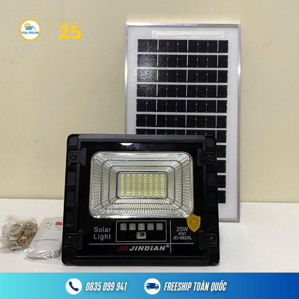 Đèn năng lượng mặt trời 25w JD-8825L-4