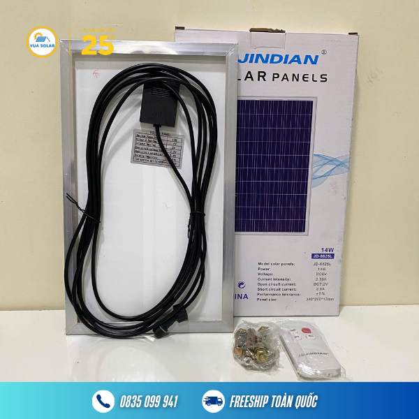 Đèn năng lượng mặt trời 25w JD-8825L-3