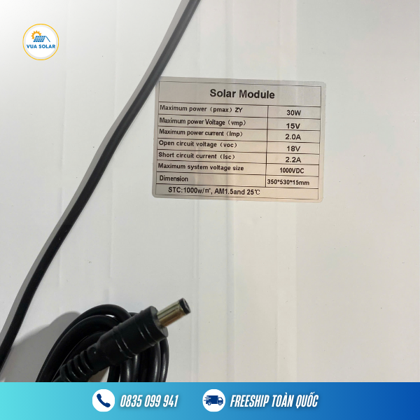 Quạt treo tường năng lượng mặt trời 16 inch (12 cell 18650)-4